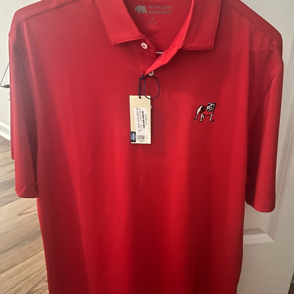 Onward Reserve Red Georgia Bulldogs Polo Shirt